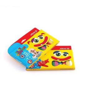 خمیر بازی 12 رنگ مقوایی آریا کد: 1058 | آریا |6260297110583
