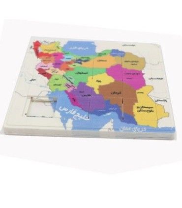 پازل کشویی جدول هوش نقشه ایران | کفشدوزک | 5591022297577