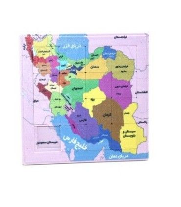 پازل کشویی جدول هوش نقشه ایران | کفشدوزک | 5591022297577