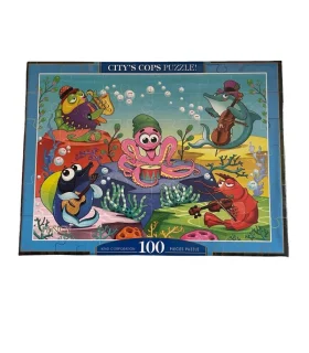 پازل 100 تکه فنسی مدل حیوانات دریایی | FANCY |5591022299363