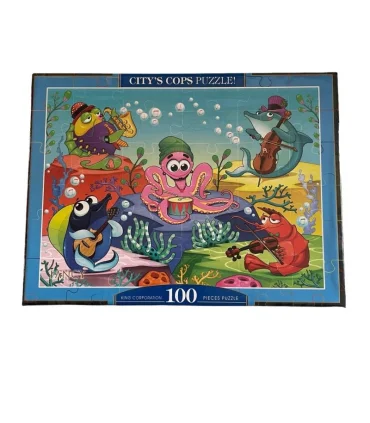 پازل 100 تکه فنسی مدل حیوانات دریایی | FANCY |5591022299363