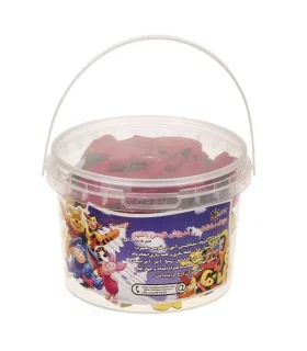 حروف الفبای فارسی مغناطیسی فومی 95 تکه سطلی راشین | راشین |5591022300434