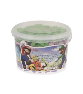 حروف الفبای فارسی مغناطیسی فومی 190 تکه سطلی راشین | راشین |5591022300436