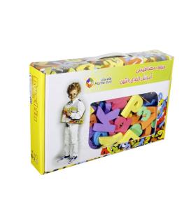 حروف الفبای انگلیسی مغناطیسی فومی بزرگ جعبه ای راشین | راشین |5591022300435