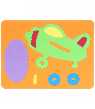 مینی پازل فومی هواپیما | با فوم |6265694200455