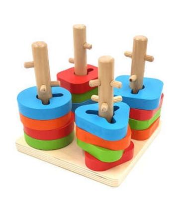 مونته سوری چوبی 17 قطعه deybaby | متفرقه |5591022300677