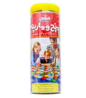 منچ و مارپله پارچه ای 50×50 استوانه ای فکرآوران | فکرآوران |6261122112222