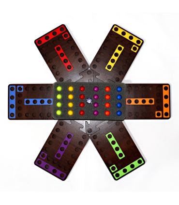 منچ چوبی 6 نفره جعبه چوبی سایان | سایان |5591022300572