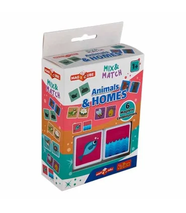 مکعب های مغناطیسی 2 عددی حیوانات و لانه | متفرقه |5591022300498