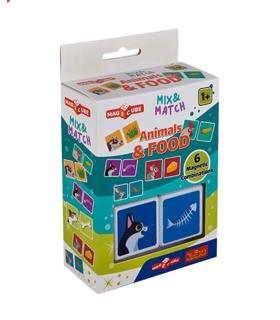 مکعب های مغناطیسی 2 عددی حیوانات و غذا | متفرقه |5591022300497