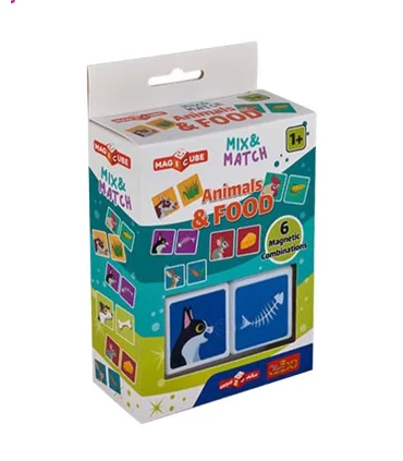 مکعب های مغناطیسی 2 عددی حیوانات و غذا | متفرقه |5591022300497