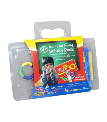مگنت 22 قطعه بسته مدرسه | |9789651139482