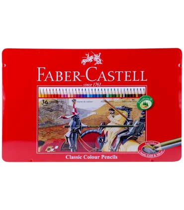 مداد رنگی 36 رنگ جعبه فلزی فابرکاستل کد: 115846 | فابرکاستل |4005401158462