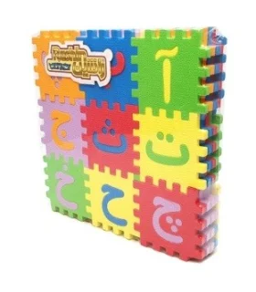 پازل حروف اشکال فومی راشین | راشین |5591022300429