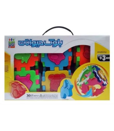 بلوک حیوانات 30 قطعه | |9789651130250