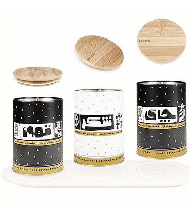 سی کنیستر سری یک طرح پولکا کد: 1011 | لوتوس |5591022301468