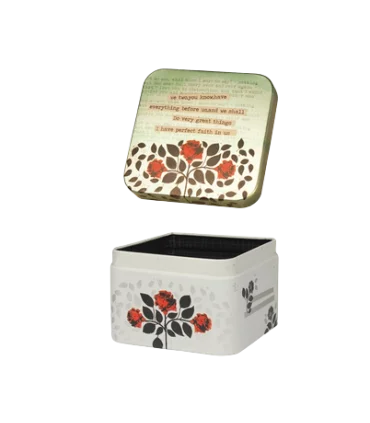 متال باکس مربع سایز 19 طرح رزهای سرخ کد: 9027 | لوتوس |5591022301392