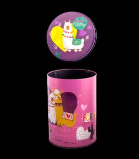 متال باکس گرد سایز 13 طرح عشق لامایی کد: 13009 | لوتوس |5591022301382