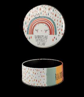 متال باکس گرد سایز 12 طرح رنگین کمان کد: 2021 | لوتوس |5591022301380