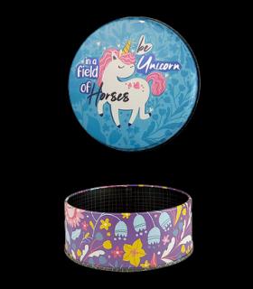 متال باکس گرد سایز 12 طرح یونی کورن صورتی کد: 2020 | لوتوس |5591022301379