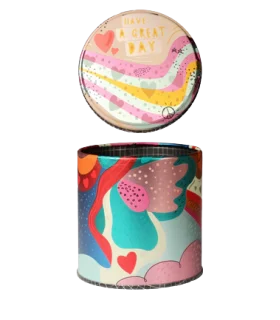 متال باکس گرد سایز 9 طرح روز عالی کد: 9035 | لوتوس |5591022301375