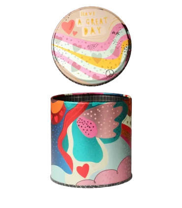 متال باکس گرد سایز 9 طرح روز عالی کد: 9035 | لوتوس |5591022301375