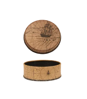 متال باکس گرد سایز 7 طرح نقشه کد: 7049 | لوتوس |5591022301373