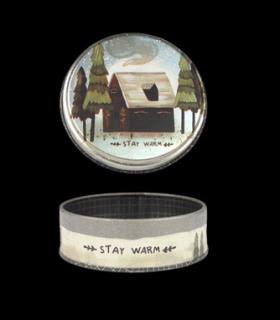 متال باکس گرد سایز 7 طرح گرم بمان کد: 7039 | لوتوس |5591022301372