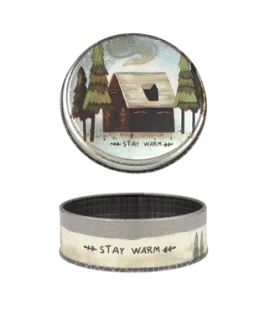 متال باکس گرد سایز 7 طرح گرم بمان کد: 7039 | لوتوس |5591022301372