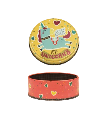 متال باکس گرد سایز 7 طرح یونی کورن کد: 7030 | لوتوس |5591022301368