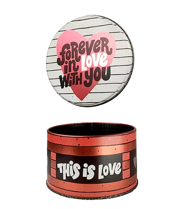 متال باکس گرد سایز 2 طرح این عشق است کد: 2062 | لوتوس |5591022301366