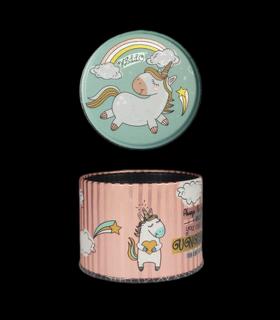 متال باکس گرد سایز 8 طرح یونی کورن باش کد: 8024 | لوتوس |5591022301068