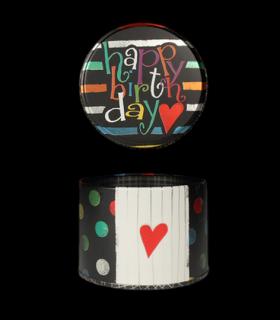 متال باکس گرد سایز 8 طرح بهترین تولد کد: 8025 | لوتوس |5591022301069