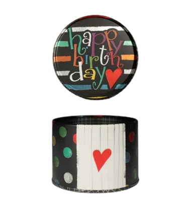 متال باکس گرد سایز 8 طرح بهترین تولد کد: 8025 | لوتوس |5591022301069