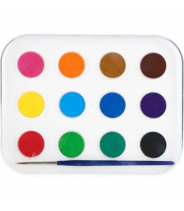 آبرنگ 12 رنگ جعبه طلقی آرت لاین کد: 820W12 | آرت لاین |6269094300012