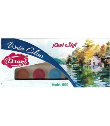 آبرنگ 12 رنگ استار کد: 600 | استار |6260229600045