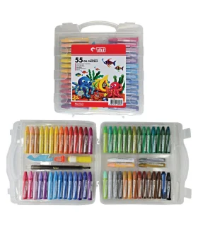 پاستل 55 رنگ کیفی تی تی کد: TI-P-55S | تی تی |8801076180069