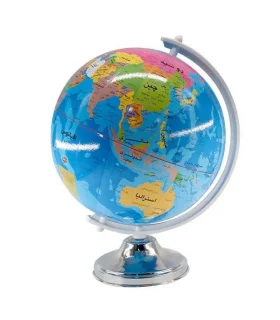 کره جغرافیا سایز: 35 پایه فلزی نگین | نگین |9789651166938