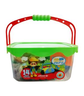 خمیر بازی 14 رنگ سطلی کیا کد: 1026 | آریا |6260297110262