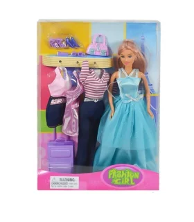 عروسک باربی با لباس کد: 8012 | DEFA |5591022301977