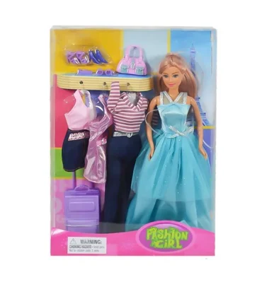 عروسک باربی با لباس کد: 8012 | DEFA |5591022301977