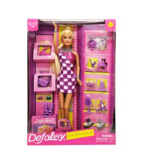 عروسک باربی با لوازم DEFA کد: 8233 | DEFA |5591022301979