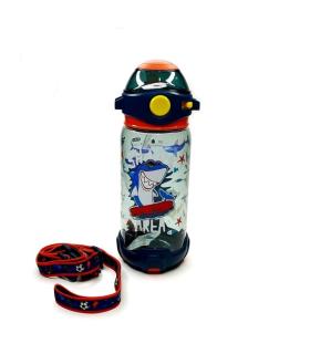 قمقمه 650 میل نی دار فانتزی اسکول فنس طرح کوسه کد: FA9349 | اسکول فنس |5591022301597