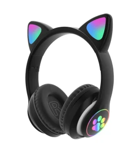 هدفون بیسیم طرح گوش دار گربه ای کد: VIV- 24M | متفرقه |5591022301531