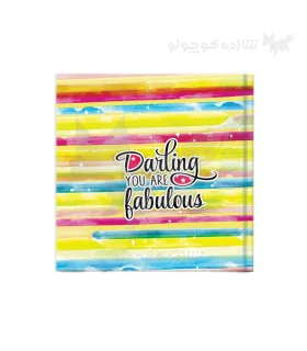 دفتر 160 برگ جلد سخت خشتی پیک فدک کد: M401 | پیک فدک |55000883