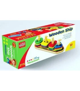 مونته سوری پایه اشکال چوبی طرح کشتی | فکرآوران |55000123