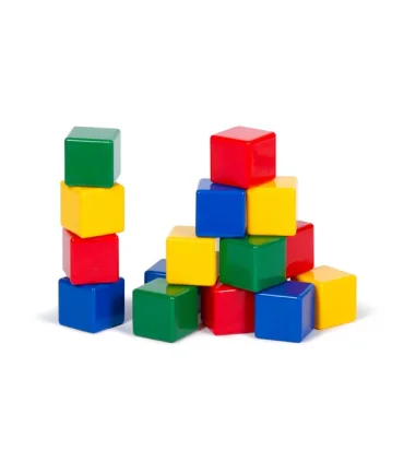 بازی فکری مکعب های رنگی کوچک 16 قطعه | بافرزندان |5591022297291