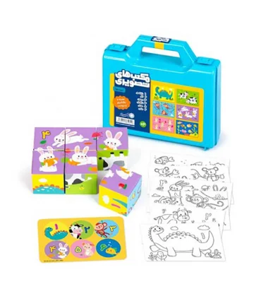 بازی فکری مکعب های تصویری کوچک (عدد ها) | بافرزندان |55001247