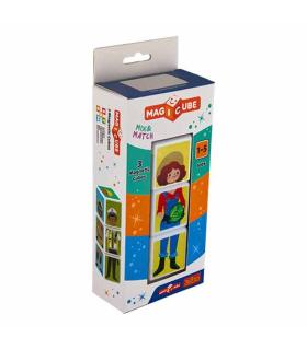 بازی فکری مکعب مگنتی 3 عددی طرح مشاغل | PLAYMAG |55000132