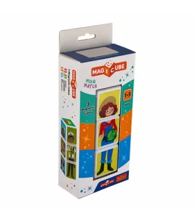 بازی فکری مکعب مگنتی 3 عددی طرح مشاغل | PLAYMAG |55000132